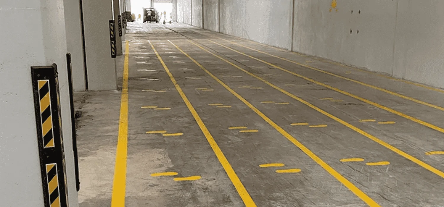  Depo Yol Çizgi Boyama