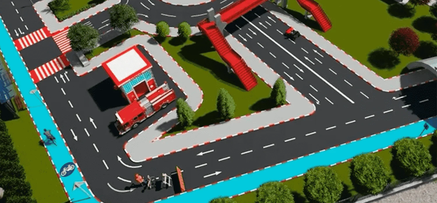  Çocuk Trafik Eğitim Pisti