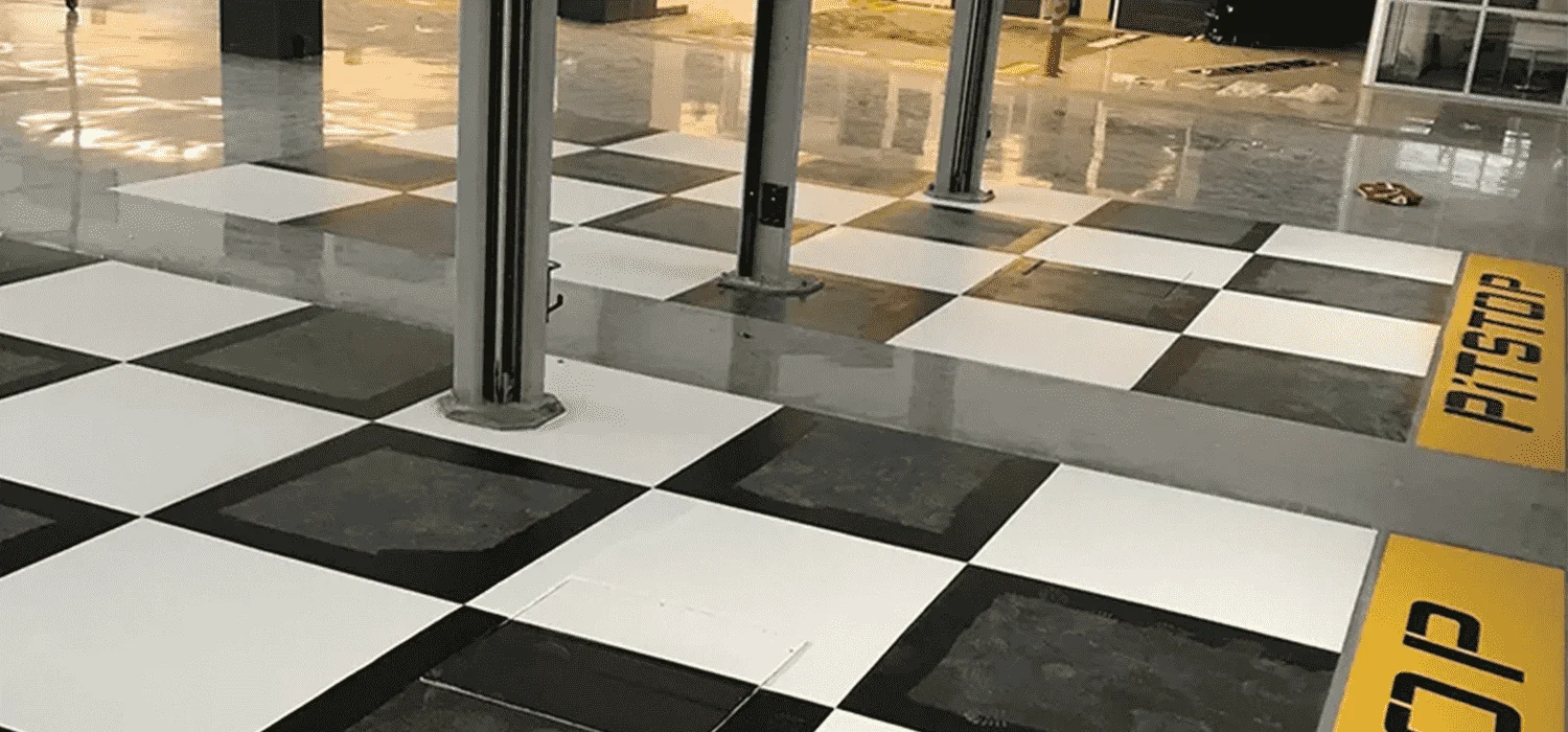  Oto Servis Lift Zemini Boyama